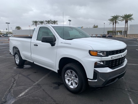 USED 2021 CHEVROLET SILVERADO 1500 2WD 1/2 TON PICKUP TRUCK #3017-7