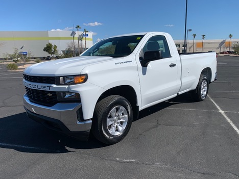 USED 2021 CHEVROLET SILVERADO 1500 2WD 1/2 TON PICKUP TRUCK #3018-1