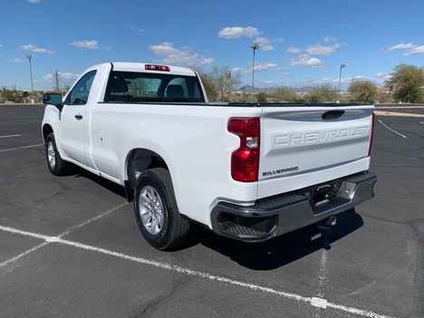 USED 2021 CHEVROLET SILVERADO 1500 2WD 1/2 TON PICKUP TRUCK #3018-3