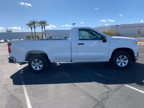 USED 2021 CHEVROLET SILVERADO 1500 2WD 1/2 TON PICKUP TRUCK #3018-6