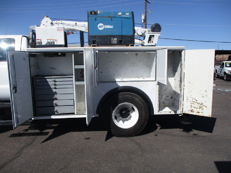 USED 2011 FORD F750 CRANE TRUCK #3019-8