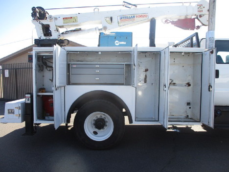 USED 2011 FORD F750 CRANE TRUCK #3019-9