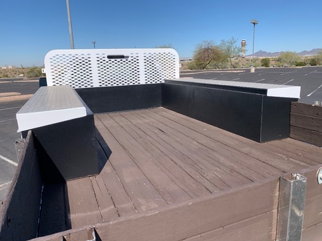USED 2015 FORD F450 FLATBED TRUCK #3028-10
