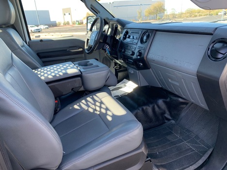 USED 2015 FORD F450 FLATBED TRUCK #3028-18