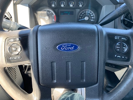 USED 2015 FORD F450 FLATBED TRUCK #3028-22