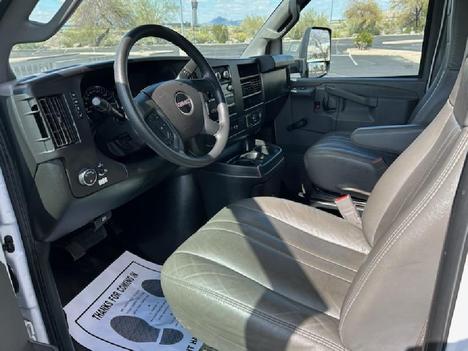 USED 2019 GMC SAVANA G3500 BOX VAN TRUCK #3031-14
