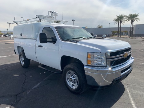 USED 2013 CHEVROLET SILVERADO 2500HD 2WD 3/4 TON PICKUP TRUCK #3036-7