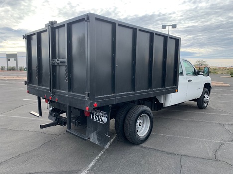 USED 2013 CHEVROLET SILVERADO 3500HD DUMP TRUCK #3038-6