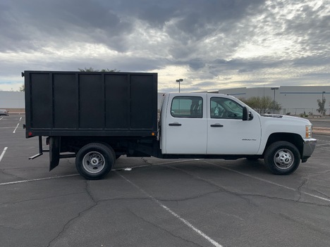 USED 2013 CHEVROLET SILVERADO 3500HD DUMP TRUCK #3038-7