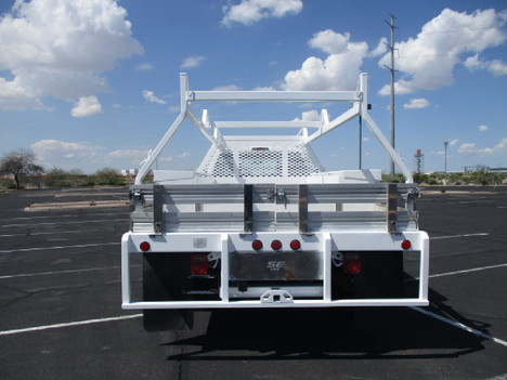 USED 2014 FORD F450 FLATBED TRUCK #3040-6