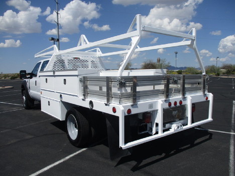 USED 2014 FORD F450 FLATBED TRUCK #3040-7