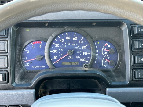 USED 2008 MITSUBISHI FE180 BOX DUMP TRUCK #3045-23