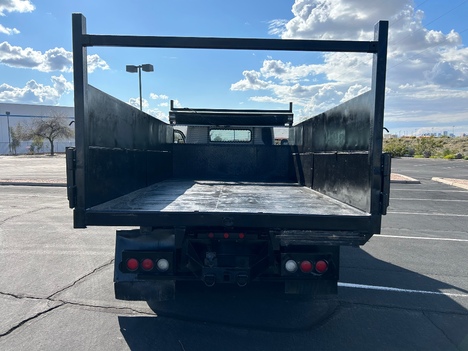 USED 2008 MITSUBISHI FE180 BOX DUMP TRUCK #3045-8