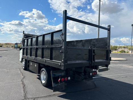 USED 2008 MITSUBISHI FE180 BOX DUMP TRUCK #3045-9