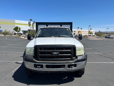 USED 2005 FORD F550 FLATBED TRUCK #3059-2