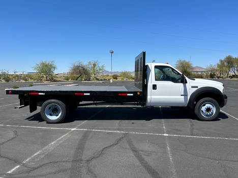 USED 2005 FORD F550 FLATBED TRUCK #3059-4