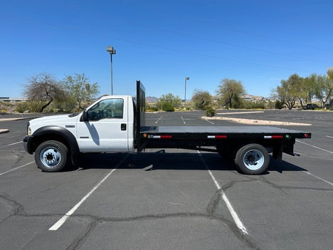 USED 2005 FORD F550 FLATBED TRUCK #3059-8