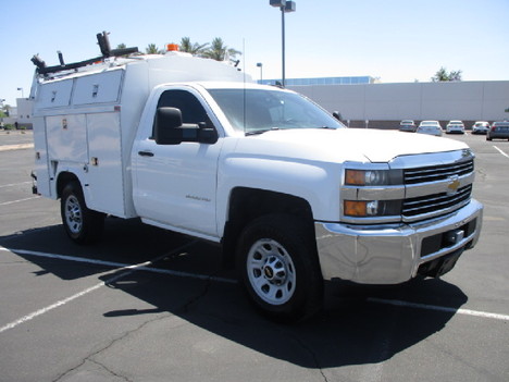 USED 2015 CHEVROLET SILVERADO 3500HD SERVICE - UTILITY TRUCK #3082-3