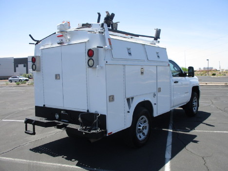 USED 2015 CHEVROLET SILVERADO 3500HD SERVICE - UTILITY TRUCK #3082-6