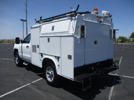 USED 2015 CHEVROLET SILVERADO 3500HD SERVICE - UTILITY TRUCK #3082-8