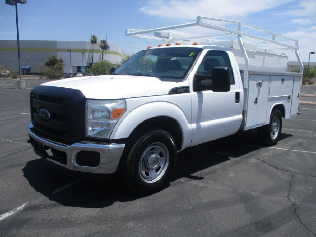 USED 2015 FORD F350 SRW SERVICE UTILITY TRUCK FOR SALE IN AZ 3135