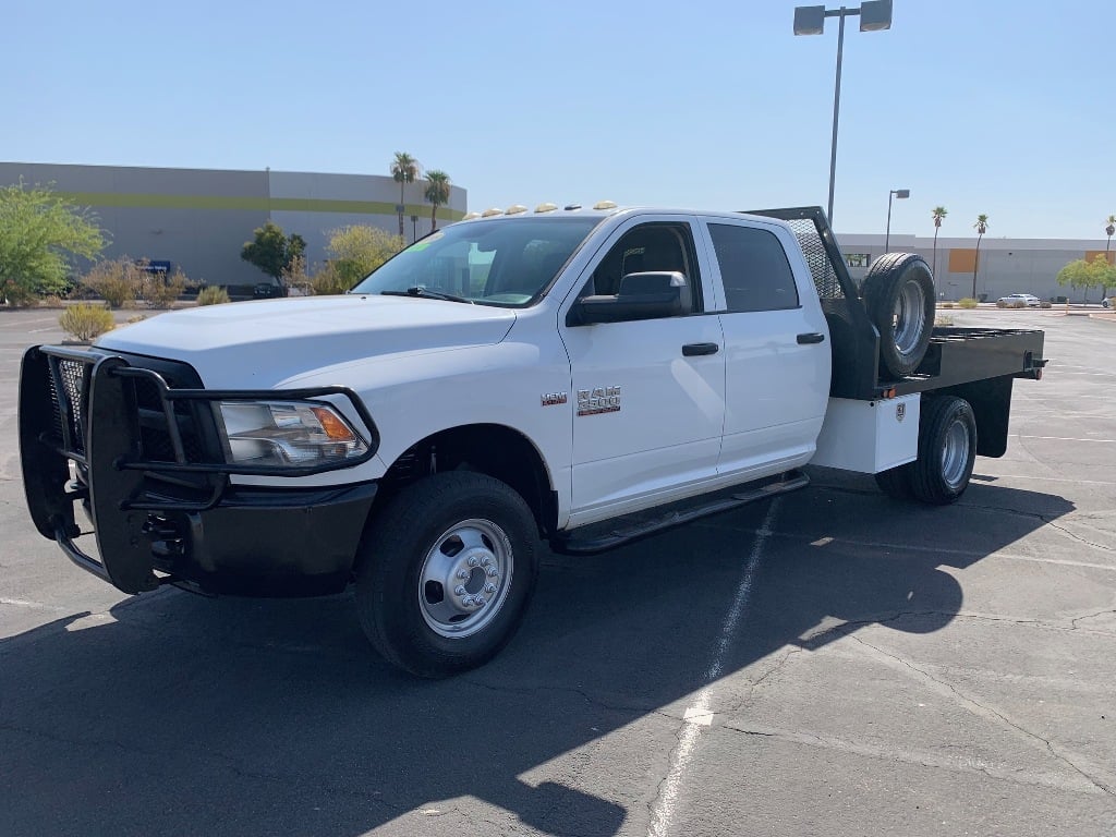 USED 2015 RAM 3500 FLATBED TRUCK #3139