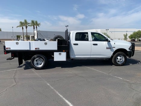 USED 2015 RAM 3500 FLATBED TRUCK #3139-6