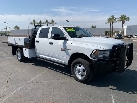 USED 2015 RAM 3500 FLATBED TRUCK #3139-7