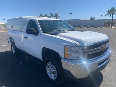 USED 2013 CHEVROLET SILVERADO 2500HD 2WD 3/4 TON PICKUP TRUCK #3180-7