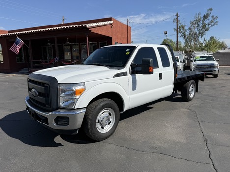 2011-ford-f350-srw-flatbed-truck #3805